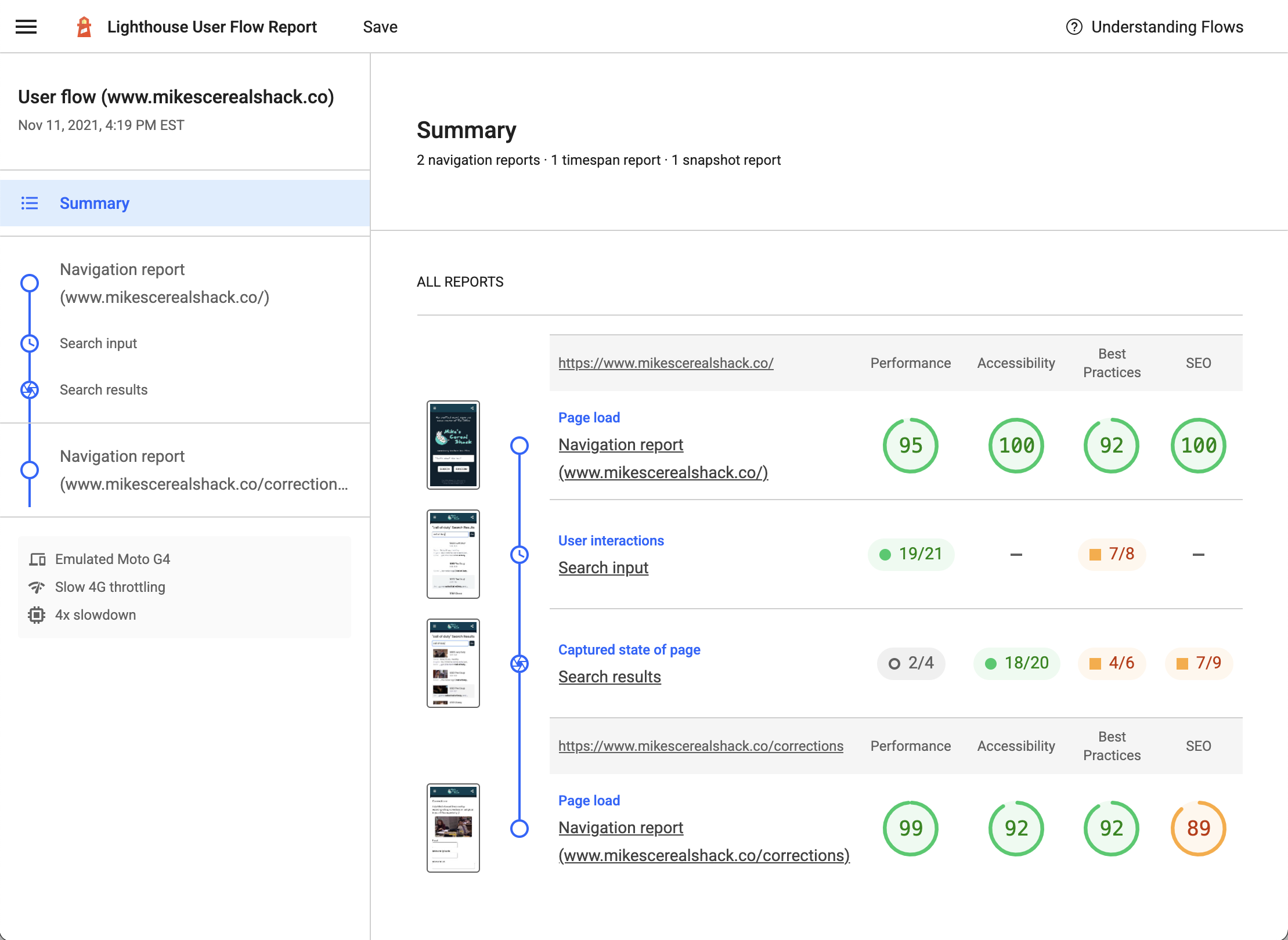 Lighthouse 9 User Flows